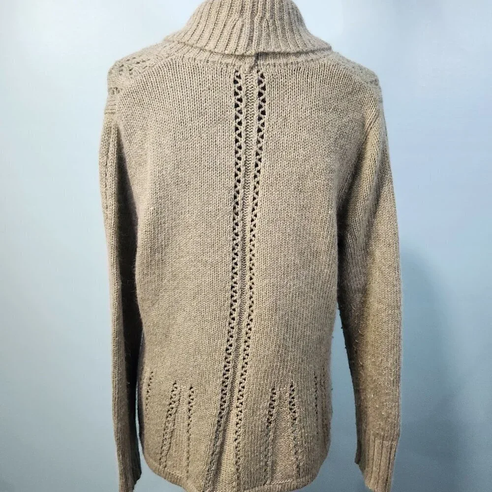 A. Gianetti angora blend open knit cardigan size Large. Lot E - Picture 7 of 7